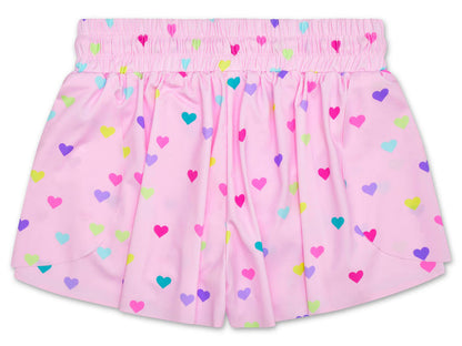 Heart Confetti Butterfly Shorts (Large (14))