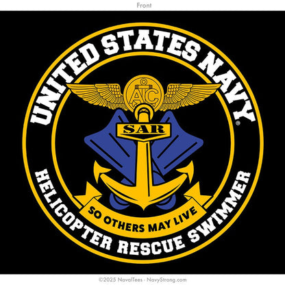 "Helo Rescue Swimmer" Tee | Black