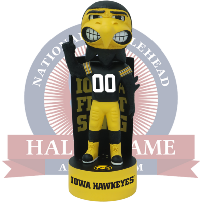 Herky the Hawk Iowa Hawkeyes Mascot School Song Bobblehead