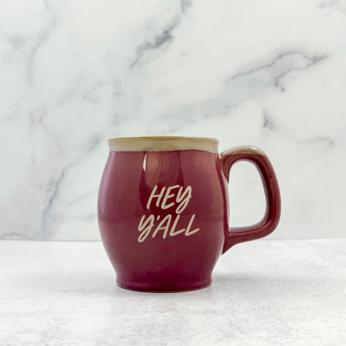 Hey Y'all Lavender Pottery Mug