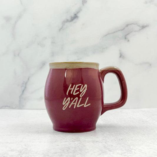 Hey Y'all Lavender Pottery Mug
