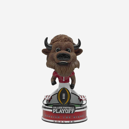 Hoosier the Bison Indiana Hoosiers 2025 College Football Playoff Mini Bighead Bobblehead