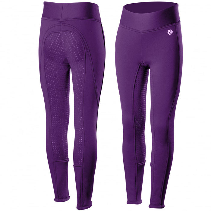 Horze Active Kids Silicone Full Seat Winter Tights