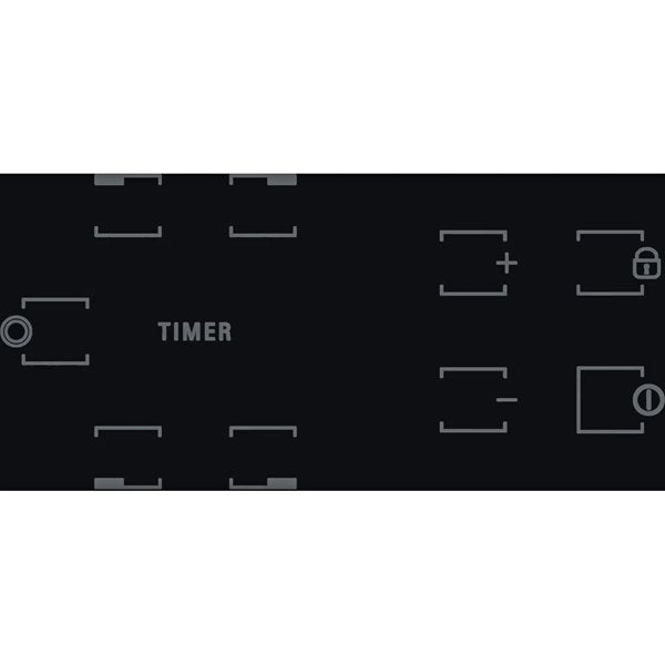 Hotpoint HR 612 CH Hob Black Black