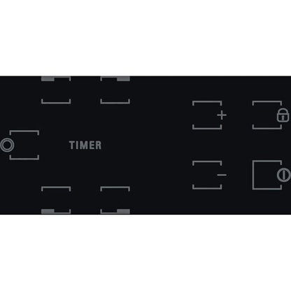 Hotpoint HR 612 CH Hob Black Black