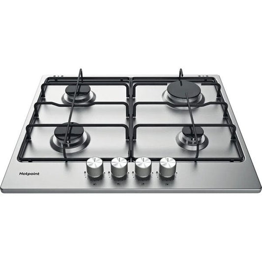 Hotpoint PPH 60P F IX UK Gas Hob Silver Silver
