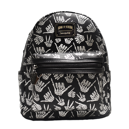 Howl-O-Scream Skeleton Hands Loungefly Backpack - SeaWorld Shop