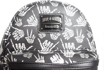 Howl-O-Scream Skeleton Hands Loungefly Backpack - SeaWorld Shop