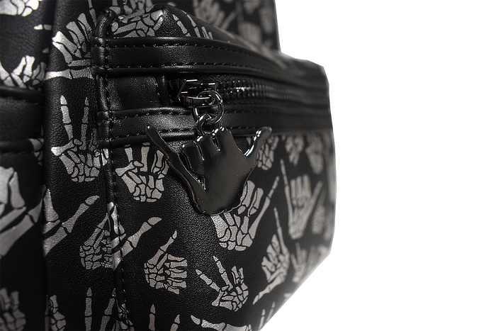 Howl-O-Scream Skeleton Hands Loungefly Backpack - SeaWorld Shop