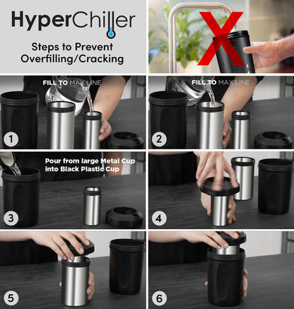 Hyperchiller Instant Coffee/Beverage Cooler, Black