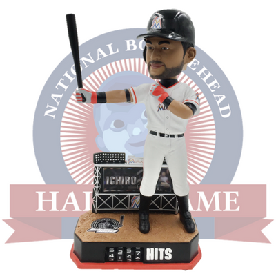 Ichiro Hit Counter Bobblehead - National Bobblehead HOF Store