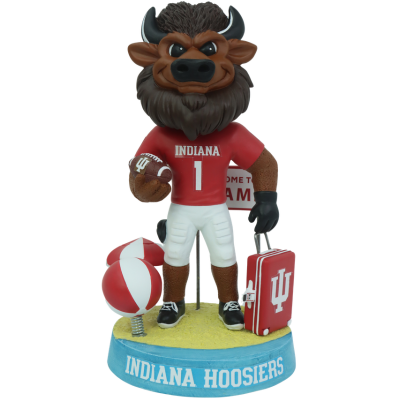 Indiana Hoosiers Hoosier the Bison Welcome to Miami Bobblehead