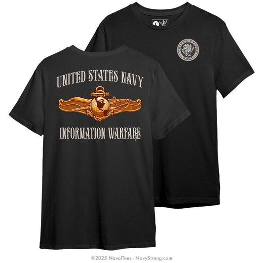 "Information Warfare Officer" Tee | Black