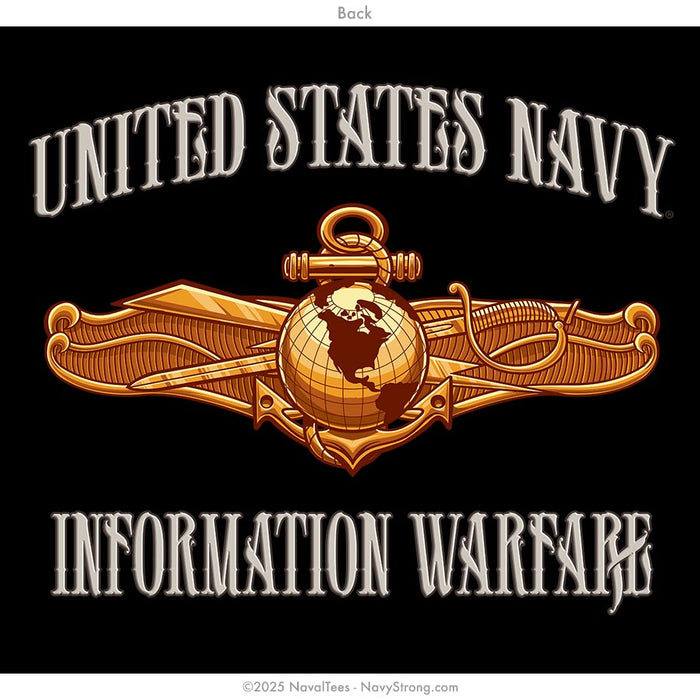"Information Warfare Officer" Tee | Black