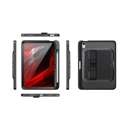 iPad 11" 2025 Unicorn Beetle Anchor Rugged Kickstand Case with Screen Protector - Black