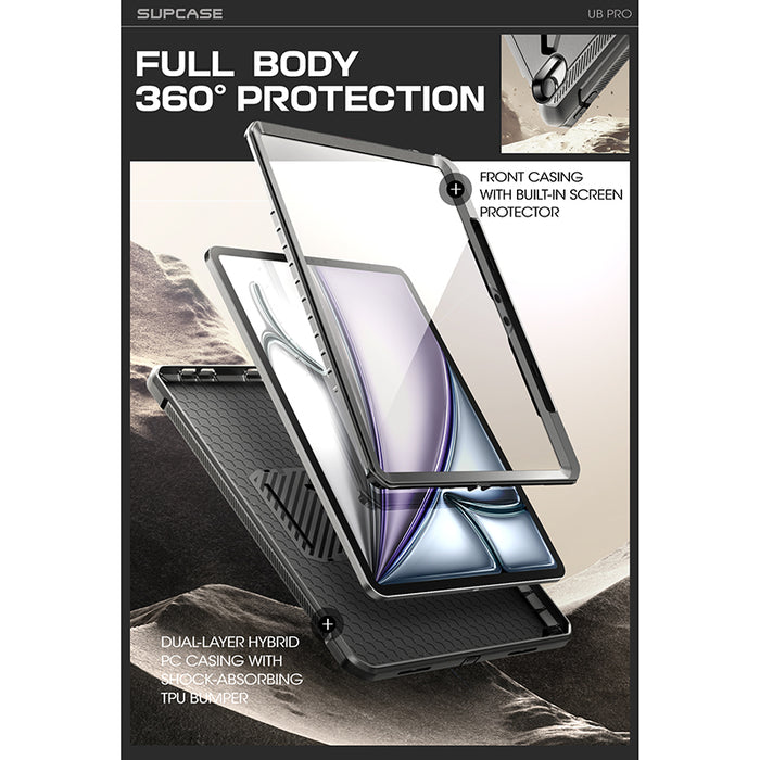 iPad Air 13 Inch (2024) Unicorn Beetle Pro Rugged Case(open box)-Black