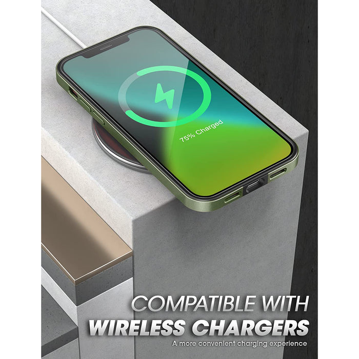 iPhone 11 6.1 inch Unicorn Beetle Edge Clear Bumper Case-Dark Green