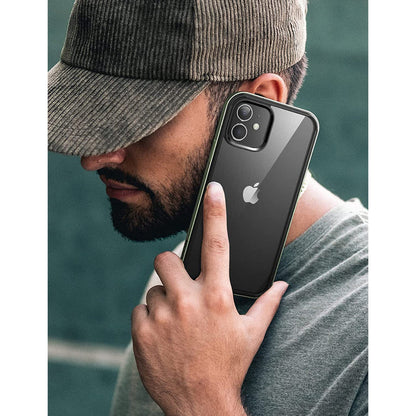 iPhone 11 6.1 inch Unicorn Beetle Edge Clear Bumper Case-Dark Green