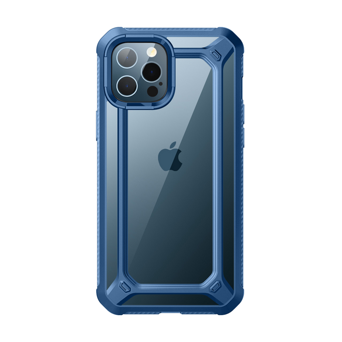 iPhone 12 Pro Max 6.7 inch Unicorn Beetle Exo Clear Case-Blue