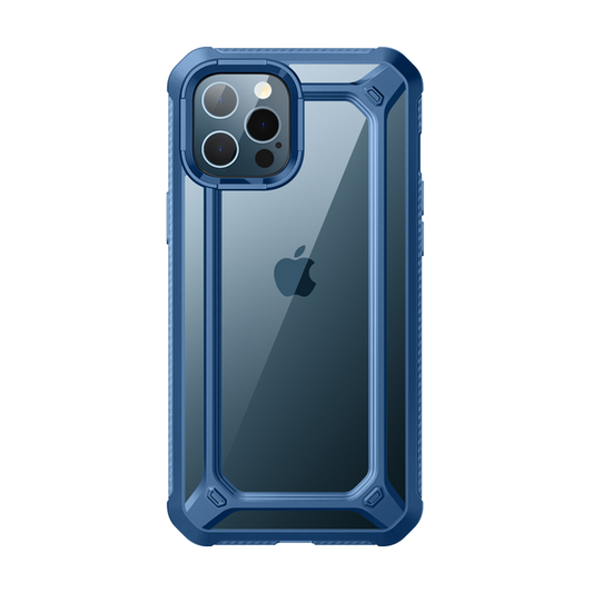iPhone 12 Pro Max 6.7 inch Unicorn Beetle Exo Clear Case-Blue