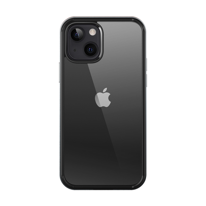 iPhone 13 6.1 inch Unicorn Beetle Edge Clear Bumper Case-Black