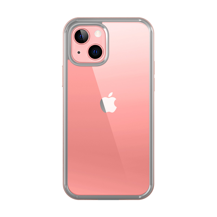 iPhone 13 6.1 inch Unicorn Beetle Edge Clear Bumper Case-Peach
