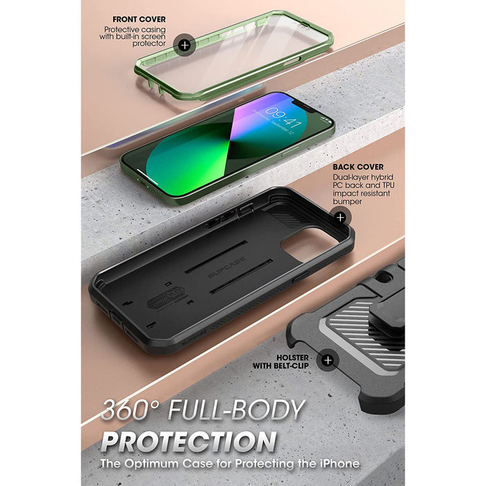 iPhone 13 6.1 inch Unicorn Beetle Pro Rugged Case-Dark Green