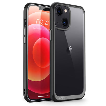 iPhone 13 6.1 inch Unicorn Beetle Style Slim Clear Case-Black