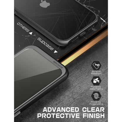 iPhone 13 6.1 inch Unicorn Beetle Style Slim Clear Case-Black