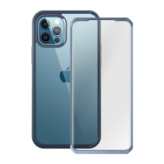 iPhone 13 Pro 6.1 inch Unicorn Beetle Edge with Screen Protector Clear Case-Blue