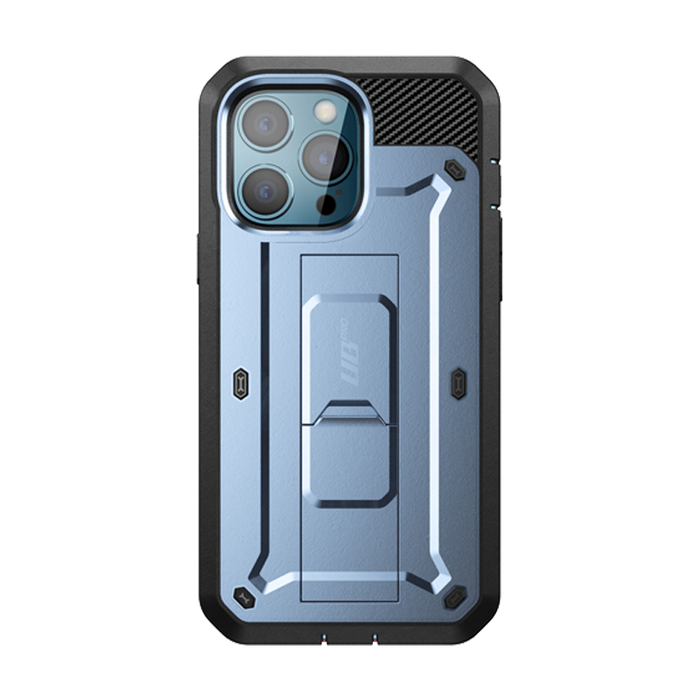 iPhone 13 Pro 6.1 inch Unicorn Beetle Pro Rugged Case-Metallic Blue