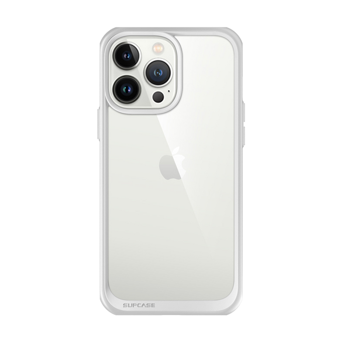 iPhone 13 Pro 6.1 inch Unicorn Beetle Style Slim Clear Case-Gray