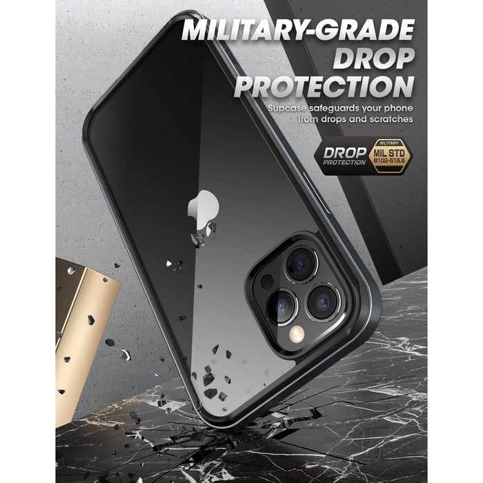 iPhone 13 Pro Max 6.7 inch Unicorn Beetle Edge Clear Bumper Case-Black