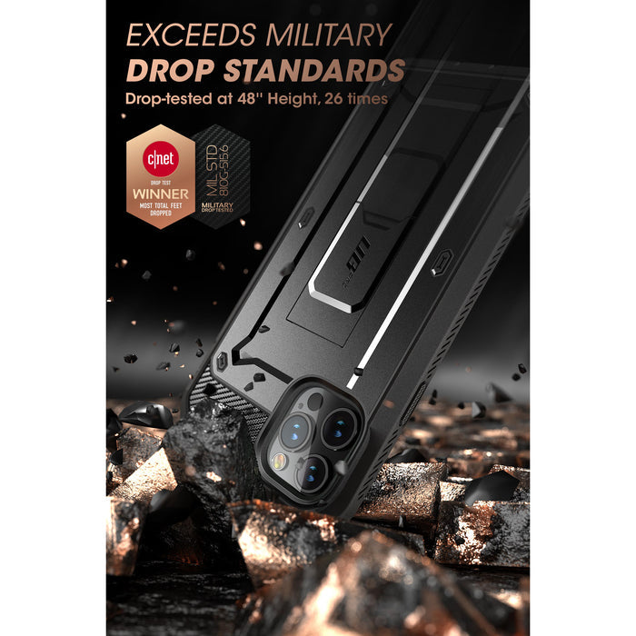 iPhone 13 Pro Max 6.7 inch Unicorn Beetle Pro Rugged Case-Black