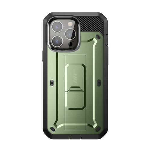 iPhone 13 Pro Max 6.7 inch Unicorn Beetle Pro Rugged Case-Dark Green