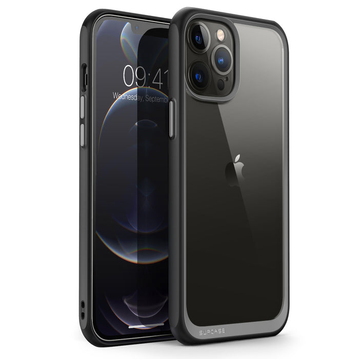 iPhone 13 Pro Max 6.7 inch Unicorn Beetle Style Slim Clear Case-Black