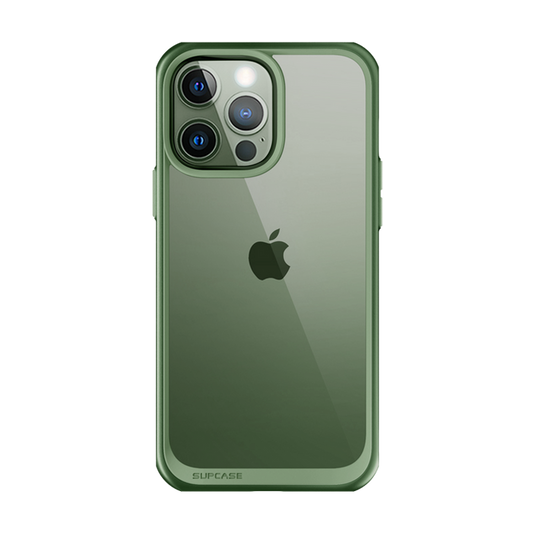 iPhone 13 Pro Max 6.7 inch Unicorn Beetle Style Slim Clear Case-Green
