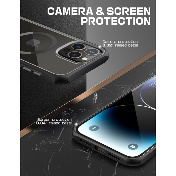 iPhone 15 Pro Max 6.7 inch Unicorn Beetle MAG Slim Clear MagSafe Case(open box)-Black