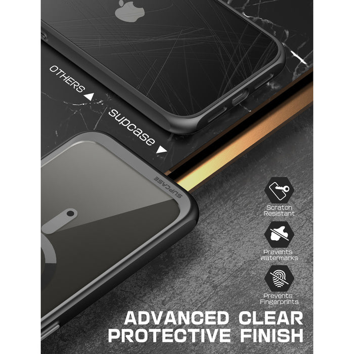 iPhone 15 Pro Max 6.7 inch Unicorn Beetle MAG Slim Clear MagSafe Case(open box)-Black
