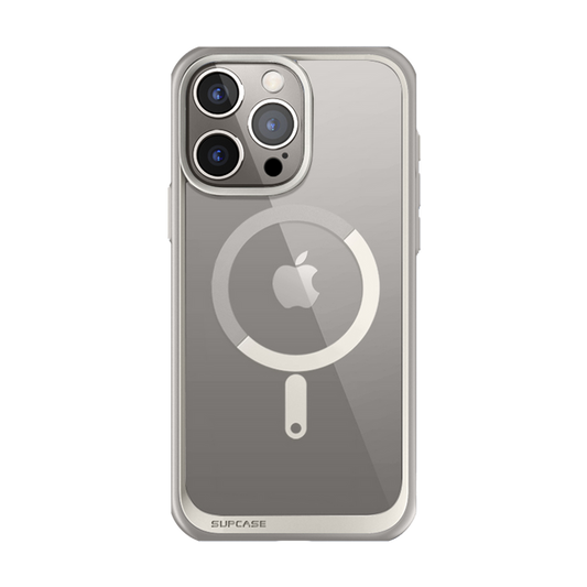 iPhone 15 Pro Max 6.7 inch Unicorn Beetle MAG Slim Clear MagSafe Case(open box)-Gray