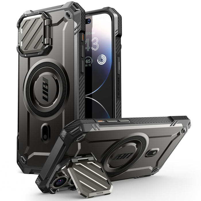 iPhone 15 Pro Max 6.7 inch Unicorn Beetle MAG XT MagSafe Case(open box)-Black