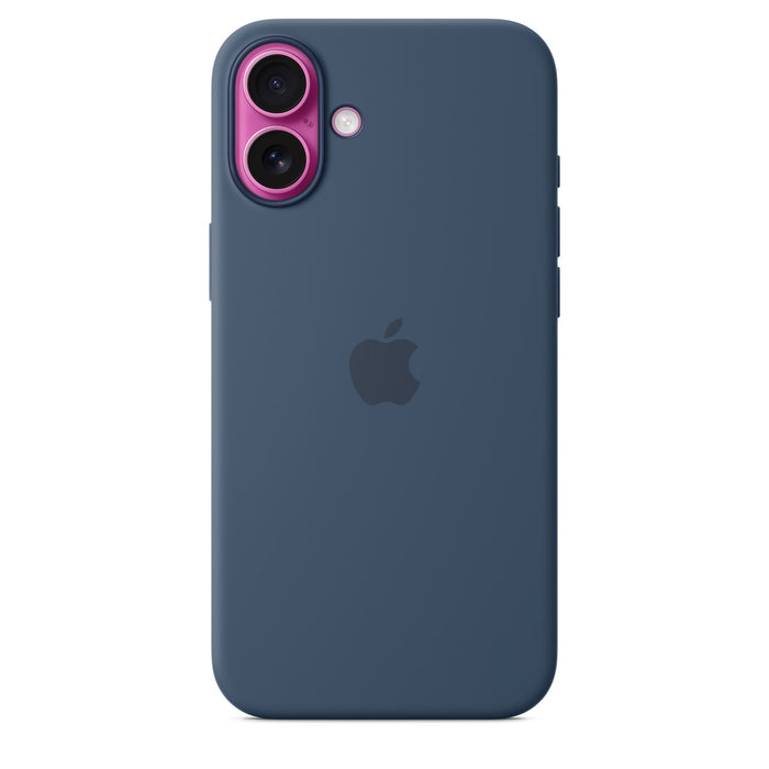 iPhone 16 Plus Silicone Case with MagSafe, Denim