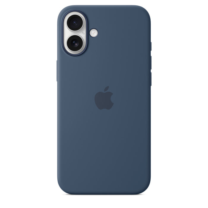 iPhone 16 Plus Silicone Case with MagSafe, Denim