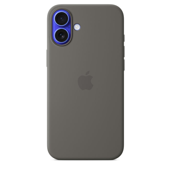 iPhone 16 Plus Silicone Case with MagSafe, Stone Gray