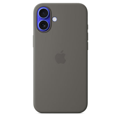 iPhone 16 Plus Silicone Case with MagSafe, Stone Gray