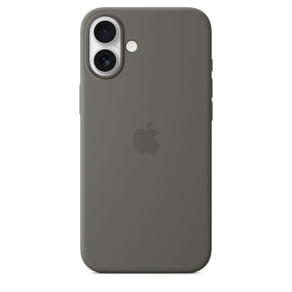 iPhone 16 Plus Silicone Case with MagSafe, Stone Gray