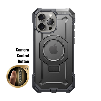 iPhone 16 Pro 6.3 inch UB Grip MagSafe Camera Control Button Phone Case-Gray