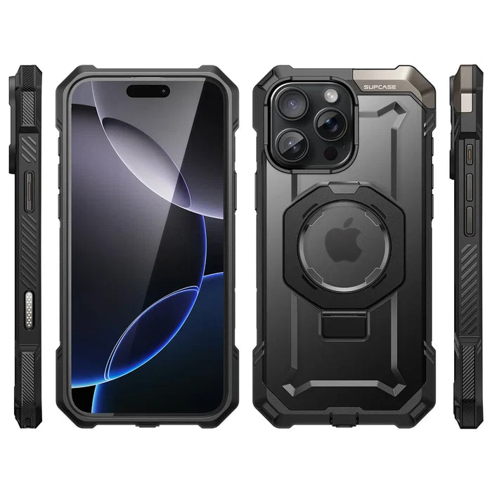 iPhone 16 Pro Max 6.9 inch UB Grip MagSafe Camera Control Button Phone Case-Black