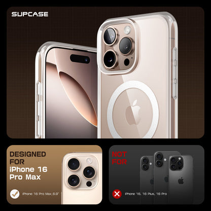 iPhone 16 Pro Max 6.9 inch Unicorn Beetle MAG Slim Clear MagSafe Camera Control Button Case-Clear
