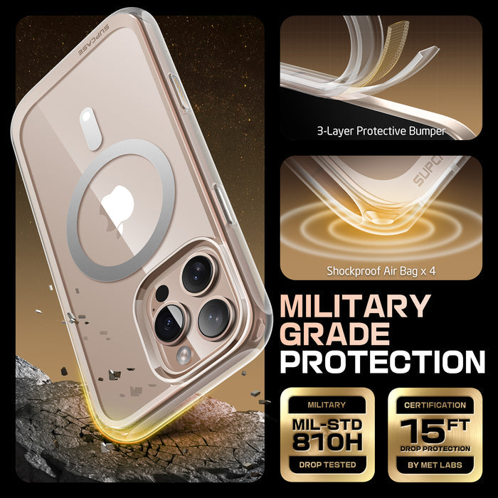 iPhone 16 Pro Max 6.9 inch Unicorn Beetle MAG Slim Clear MagSafe Camera Control Button Case-Clear